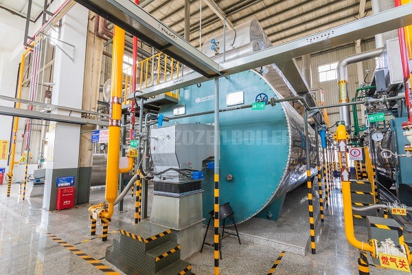 Thermal oil boiler operation site