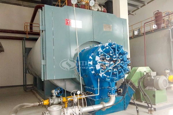 Gas atmospheric pressure hot water boiler