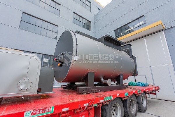 Condensing gas fired boiler