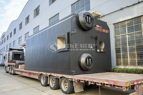 water tube boiler with oil gas fuel