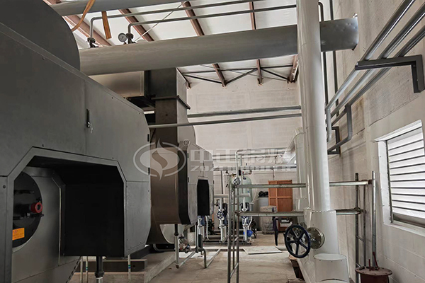 fire tube boiler with natural gas