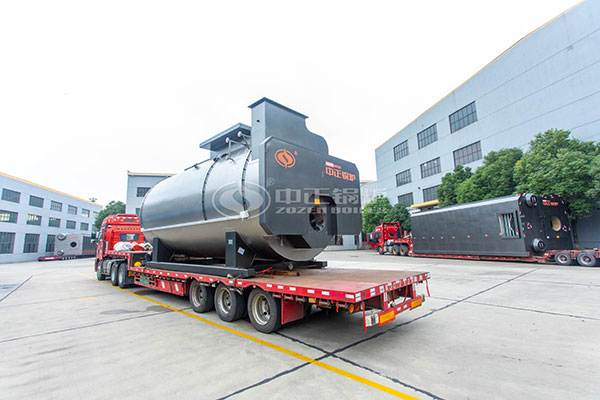 WNS 10 ton oil gas steam boiler