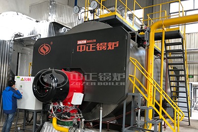 industrial gas steam boiler 10 ton capacity