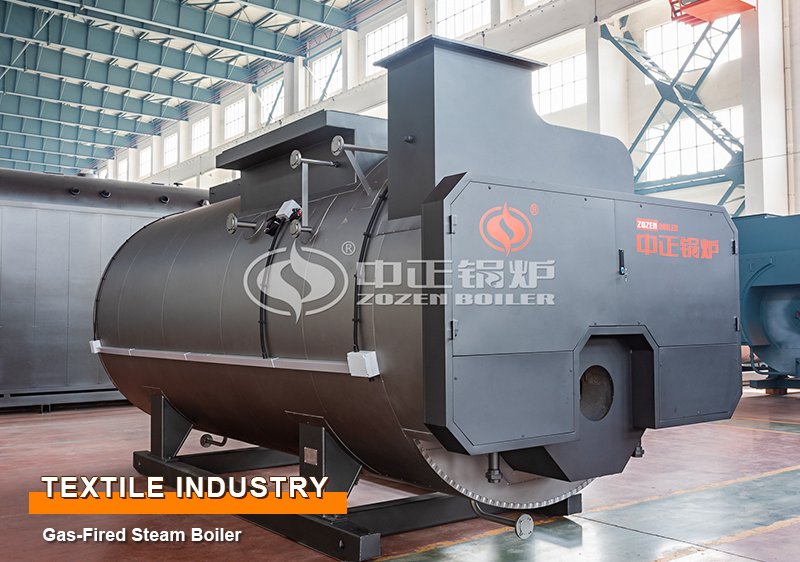 10-Ton WNS Fire Tube Steam Boiler in a Textile Factory